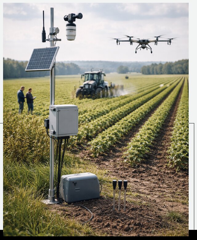 Разработка IoT мониторинга полей в Кимрах от 8873 р. | АвикейКмы